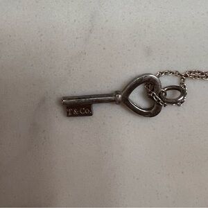 Tiffany Keys Heart Key pendant necklace